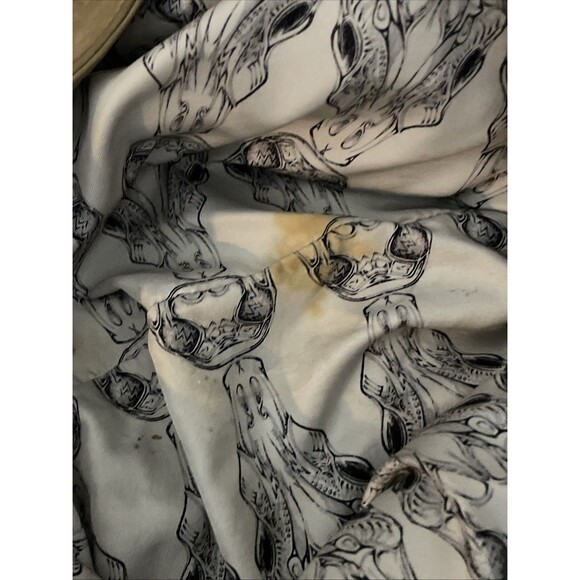 Thomas Wylde Magnet Closure Leather Shoulder Handbag Tote Tan Slouchy Flaws Read - Picture 12 of 16